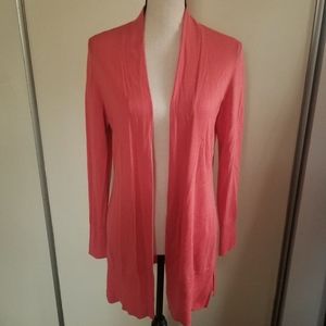 Ann Taylor Wool Longline Cardigan